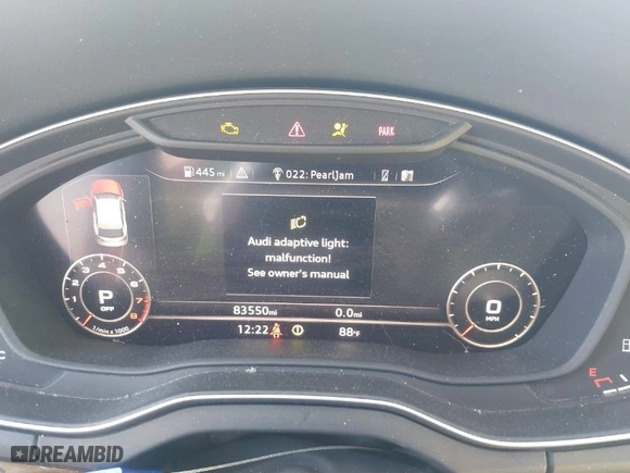 2018 Audi Q5 Premium Plus with VIN WA1BNAFYXJ2125875, listed as a IAAI auction lot 41758264 with 83,550 mi miles. Bid and sale history available at carsss.com. Image 7.
