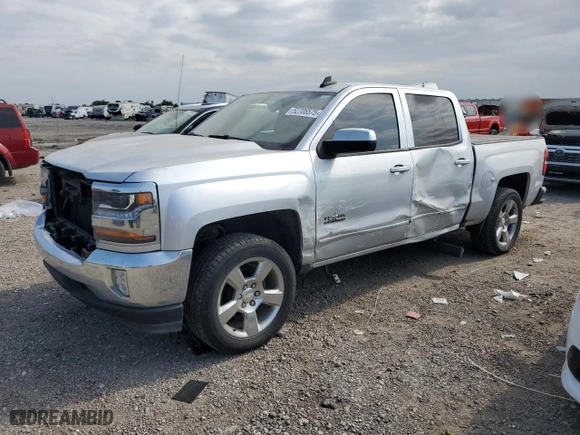 2016 Chevrolet Silverado 1500 LT with VIN 3GCPCRECXGG377048, listed as a Copart auction lot 52706575 with 160,225 mi miles and Salvage Title. Bid and sale history available at carsss.com. Image 1.