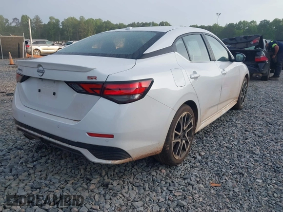 2025 Nissan Sentra SR with VIN 3N1AB8DV7SY297847, listed as a IAAI auction lot 42087240 with 5,127 mi miles and . Bid and sale history available at DreamBid. Image 4.