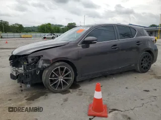 2014 Lexus CT 200h with VIN JTHKD5BH3E2185040, listed as a Copart auction lot 52197195 with 156,743 mi miles and Salvage Title. Bid and sale history available at DreamBid. Image 1.
