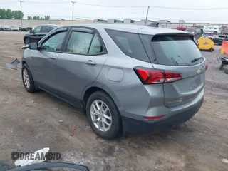 2023 Chevrolet Equinox LS with VIN 3GNAXHEG3PL160544, listed as a IAAI auction lot 42459256 with 9,349 mi miles and . Bid and sale history available at DreamBid. Image 3.