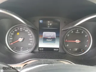 2019 Mercedes-Benz GLC with VIN WDC0G4KB4KV184330, listed as a Copart auction lot 49594395 with 70,247 mi miles and Salvage Title. Bid and sale history available at carsss.com. Image 9.