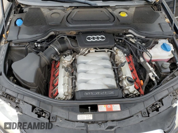 2008 Audi A8 L 4.2L with VIN WAUMV94E38N008960, listed as a Copart auction lot 71106524 with 0 mi miles and Salvage Title. Bid and sale history available at carsss.com. Image 11.