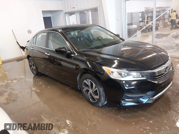 2017 Honda Accord Sedan LX with VIN 1HGCR2F3XHA281313, listed as a IAAI auction lot 41273638 with 81,781 mi miles. Bid and sale history available at carsss.com. Image 1.