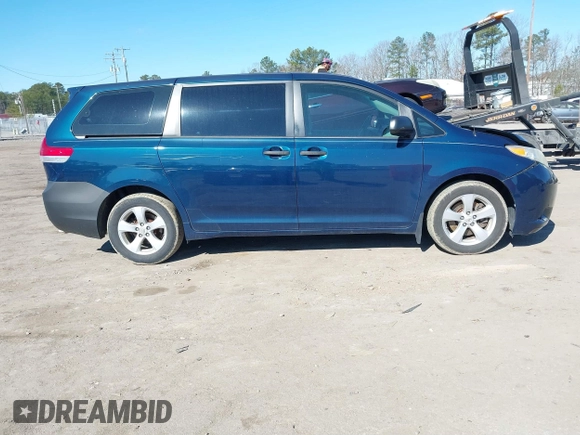 2012 Toyota Sienna with VIN 5TDZK3DC0CS196952, listed as a IAAI auction lot 41674818 with 135,630 mi miles and . Bid and sale history available at DreamBid. Image 13.