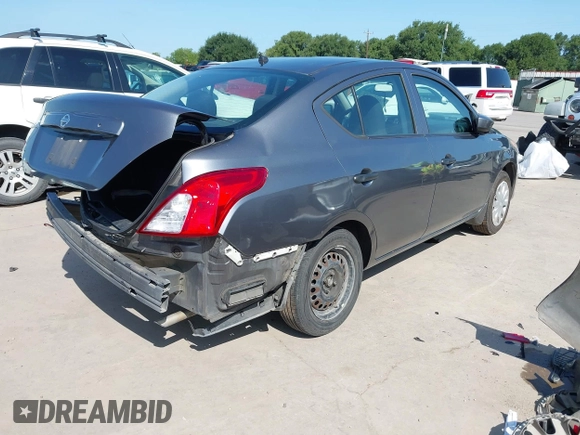 2016 Nissan Versa S with VIN 3N1CN7AP9GL834772, listed as a IAAI auction lot 42506734 with 195,586 mi miles and . Bid and sale history available at DreamBid. Image 4.