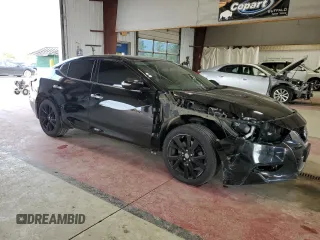 2018 Nissan Maxima SV with VIN 1N4AA6AP3JC380568, listed as a Copart auction lot 58955605 with 129,804 mi miles and Salvage title. Bid and sale history available at DreamBid. Image 4.