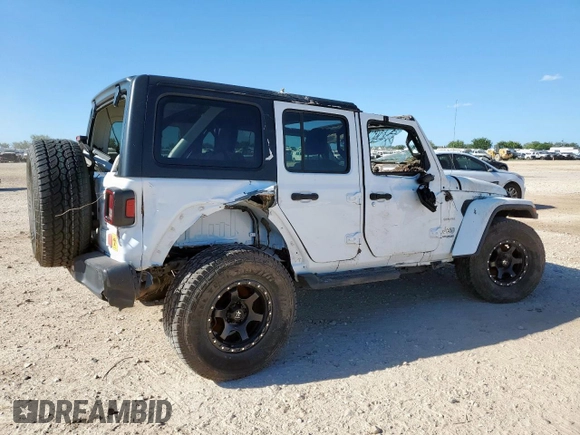 2020 Jeep Wrangler Unlimited Sahara with VIN 1C4HJXEN0LW267878, listed as a Copart auction lot 65968065 with Not provided miles and Clean title. Bid and sale history available at DreamBid. Image 3.