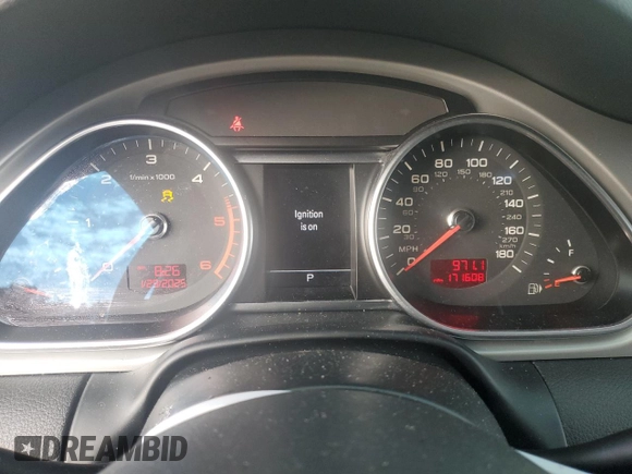 2011 Audi Q7 3.0L TDI Premium Plus with VIN WA1LMAFE6BD004893, listed as a Copart auction lot 42706195 with 171,608 mi miles and Salvage Title. Bid and sale history available at carsss.com. Image 9.