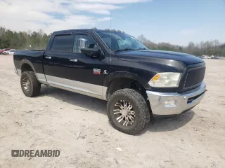 2012 Ram 2500 Laramie with VIN 3C6UD5FL4CG182751, listed as a Copart auction lot 51046615 with 0 mi miles and Salvage Title. Bid and sale history available at carsss.com. Image 4.
