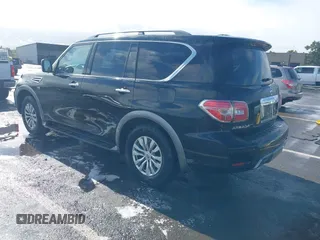 2019 Nissan Armada SL z VIN JN8AY2NC0K9587699, wystawiony jako IAAI lot #42243744 z przebiegiem 89 753 mil mil oraz . Historia ofert i sprzedaży dostępna na DreamBid. Obrazek 3.