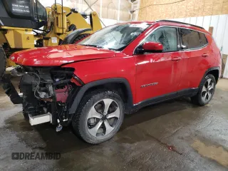 2018 Jeep Compass Latitude with VIN 3C4NJCBB8JT227301, listed as a Copart auction lot 55670485 with 54,732 mi miles and Salvage title. Bid and sale history available at DreamBid. Image 1.
