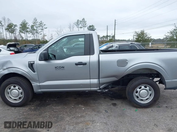2022 Ford F-150 XL with VIN 1FTMF1CP3NKD75522, listed as a IAAI auction lot 41172250 with 42,956 mi miles. Bid and sale history available at carsss.com. Image 14.