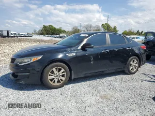 2017 Kia Optima LX with VIN 5XXGT4L34HG129503, listed as a Copart auction lot 48972245 with 99,796 mi miles and Salvage Title. Bid and sale history available at carsss.com. Image 1.
