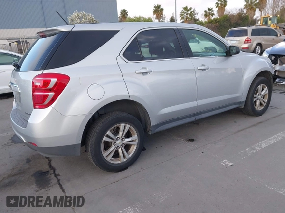 2016 Chevrolet Equinox LS with VIN 2GNALBEK4G1162852, listed as a IAAI auction lot 41980324 with 138,736 mi miles. Bid and sale history available at carsss.com. Image 4.