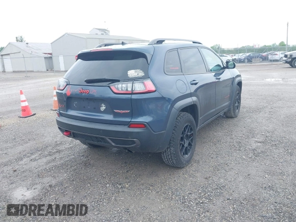 2019 Jeep Cherokee Trailhawk z VIN 1C4PJMBX1KD364100, wystawiony jako IAAI lot #42264518 z przebiegiem 117 020 mil mil oraz . Historia ofert i sprzedaży dostępna na DreamBid. Obrazek 4.
