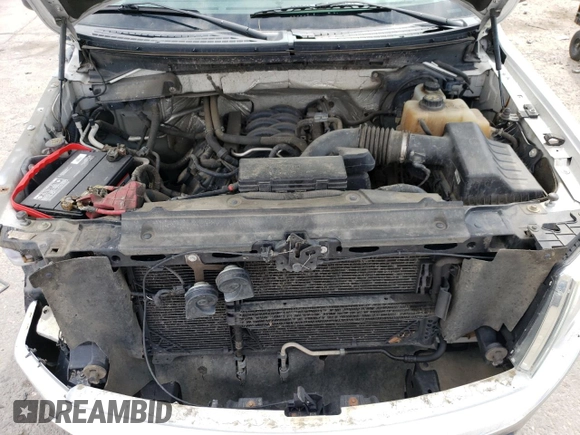 2012 Ford F-150 XL with VIN 1FTFX1EF8CFA01181, listed as a Copart auction lot 53817585 with 186,548 mi miles and Salvage Title. Bid and sale history available at carsss.com. Image 11.