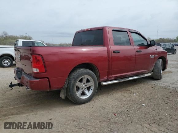 2014 Ram 1500 Express with VIN 1C6RR6KT8ES356643, listed as a Copart auction lot 50943065 with 134,979 mi miles and Salvage Title. Bid and sale history available at carsss.com. Image 3.