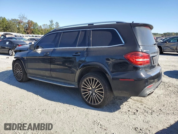 2017 Mercedes-Benz GLS with VIN 4JGDF7FE8HA885805, listed as a Copart auction lot 75594054 with 102,551 mi miles and Salvage Title. Bid and sale history available at carsss.com. Image 2.