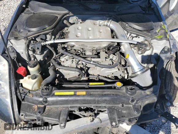 2004 Nissan 350Z Enthusiast with VIN JN1AZ34D74M100770, listed as a Copart auction lot 46511865 with 98,345 mi miles and Clean Title. Bid and sale history available at DreamBid. Image 12.