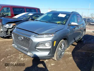 2019 Hyundai Kona Limited with VIN KM8K3CA58KU251819, listed as a IAAI auction lot 41811078 with 62,171 mi miles and . Bid and sale history available at DreamBid. Image 2.