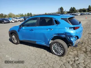 2020 Hyundai Kona SEL with VIN KM8K22AAXLU496164, listed as a Copart auction lot 53745405 with 39,887 mi miles and Salvage Title. Bid and sale history available at DreamBid. Image 2.