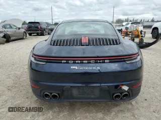 2020 Porsche 911 Carrera S with VIN WP0AB2A98LS226271, listed as a Copart auction lot 52161985 with 0 mi miles and Salvage Title. Bid and sale history available at carsss.com. Image 6.