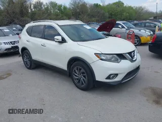 2016 Nissan Rogue SL with VIN 5N1AT2MT9GC782332, listed as a IAAI auction lot 41884946 with 217,144 mi miles. Bid and sale history available at carsss.com. Image 1.