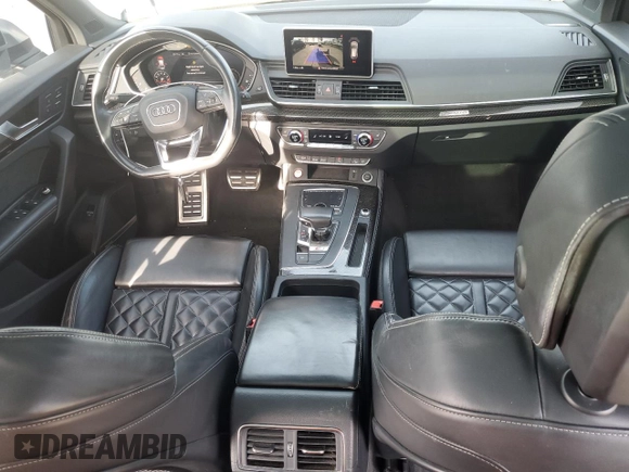 2018 Audi SQ5 Premium Plus with VIN WA1A4AFYXJ2214358, listed as a Copart auction lot 87127454 with 61,043 mi miles and Salvage Title. Bid and sale history available at DreamBid. Image 8.