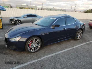 2016 Maserati Ghibli S with VIN ZAM57RSA1G1173599, listed as a Copart auction lot 84906984 with 42,751 mi miles and Salvage Title. Bid and sale history available at carsss.com. Image 1.