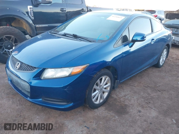 2012 Honda Civic Cpe EX-L with VIN 2HGFG3B97CH518269, listed as a IAAI auction lot 41250821 with 72,342 mi miles. Bid and sale history available at carsss.com. Image 17.