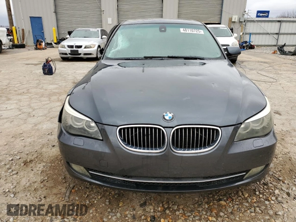 2010 BMW 5 Series 528i with VIN WBANU5C51AC127674, listed as a Copart auction lot 48110725 with 147,262 mi miles and Salvage Title. Bid and sale history available at carsss.com. Image 5.