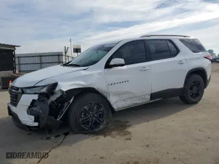 2023 Chevrolet Traverse LT Cloth with VIN 1GNEVGKW5PJ214379, listed as a Copart auction lot 46196505 with 25,749 mi miles and Salvage Title. Bid and sale history available at carsss.com. Image 1.