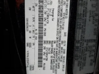 2014 Ford Focus SE with VIN 1FADP3F24EL302233, listed as a Copart auction lot 50596735 with 163,675 mi miles and Salvage Title. Bid and sale history available at carsss.com. Image 13.