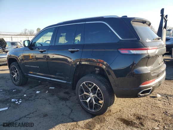 2023 Jeep Grand Cherokee Summit with VIN 1C4RJHEGXP8722063, listed as a Copart auction lot 86552894 with 38,463 mi miles and Salvage Title. Bid and sale history available at carsss.com. Image 2.