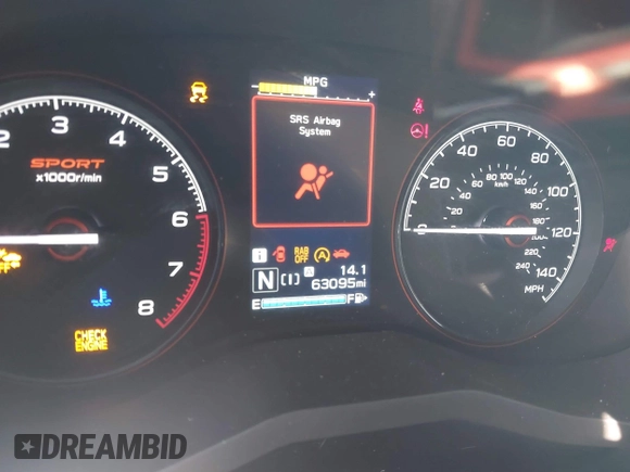 2019 Subaru Forester Special Sports with VIN JF2SKAPC7KH431112, listed as a IAAI auction lot 41771737 with 63,095 mi miles and . Bid and sale history available at DreamBid. Image 7.