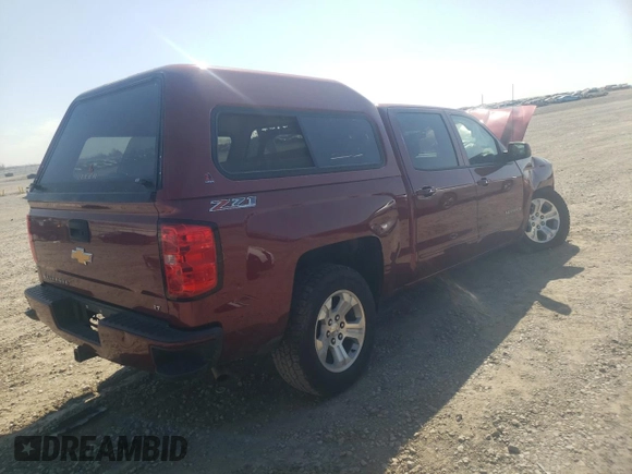 2017 Chevrolet Silverado 1500 LT with VIN 3GCUKREC7HG421093, listed as a Copart auction lot 48637125 with Not Provided miles and Salvage Title. Bid and sale history available at DreamBid. Image 3.