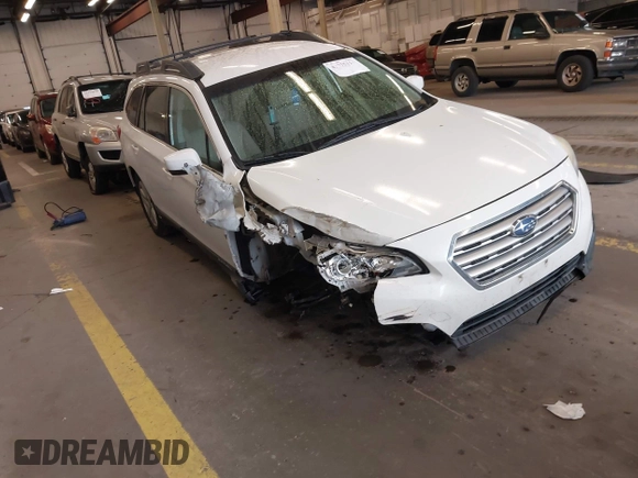 2016 Subaru Outback Premium with VIN 4S4BSACC2G3319225, listed as a IAAI auction lot 42375114 with 102,406 mi miles and . Bid and sale history available at DreamBid. Image 1.