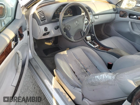 2002 Mercedes-Benz CLK 320/430 with VIN WDBLJ65G62T107394, listed as a Copart auction lot 81187064 with 180,051 mi miles and Salvage Title. Bid and sale history available at DreamBid. Image 8.