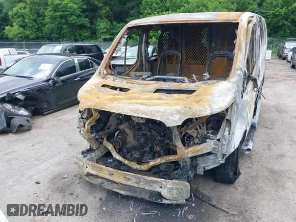 2019 Ford Transit with VIN 1FTYR1YMXKKA86821, listed as a IAAI auction lot 39598505 with 23,665 mi miles. Bid and sale history available at carsss.com. Image 6.