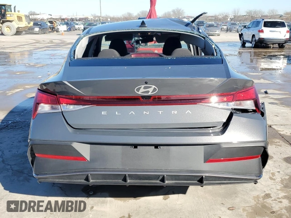 2024 Hyundai Elantra SEL with VIN KMHLM4DG8RU789712, listed as a Copart auction lot 41987345 with 12,086 mi miles and Salvage Title. Bid and sale history available at carsss.com. Image 6.