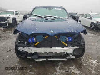 2021 BMW X3 M with VIN 5YMTS0C07M9H46198, listed as a Copart auction lot 43665525 with 17,100 mi miles and Salvage Title. Bid and sale history available at carsss.com. Image 5.