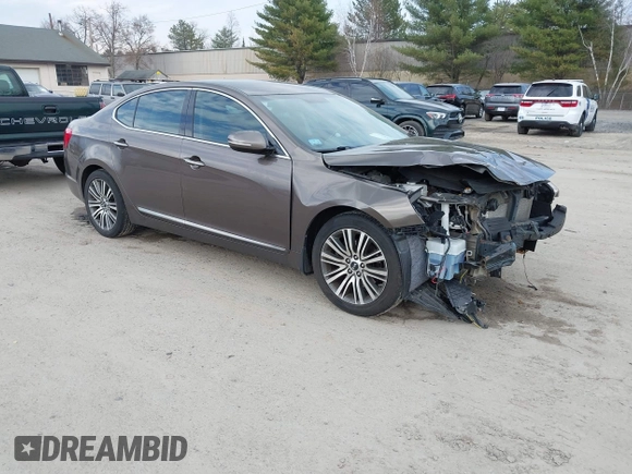 2014 Kia Cadenza Premium with VIN KNALN4D74E5164291, listed as a IAAI auction lot 42013820 with 140,765 mi miles and . Bid and sale history available at DreamBid. Image 1.