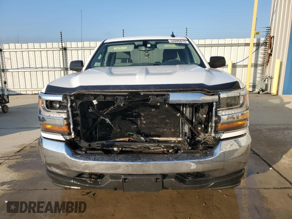 2017 Chevrolet Silverado 1500 Work Truck with VIN 1GCVKNEC6HZ125379, listed as a Copart auction lot 52095815 with 123,285 mi miles and Salvage Title. Bid and sale history available at DreamBid. Image 5.
