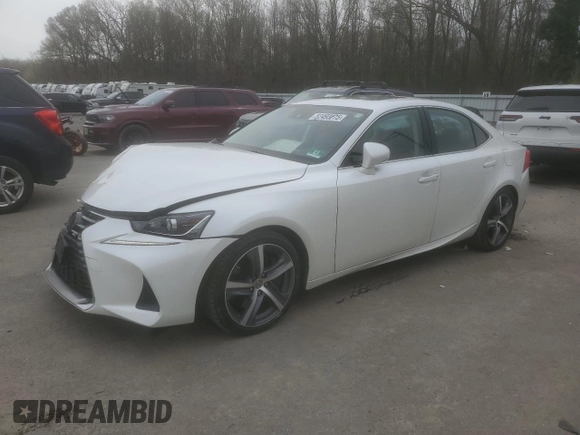 2018 Lexus IS with VIN JTHC81D29J5030284, listed as a Copart auction lot 52493275 with 52,964 mi miles and Salvage Title. Bid and sale history available at carsss.com. Image 1.
