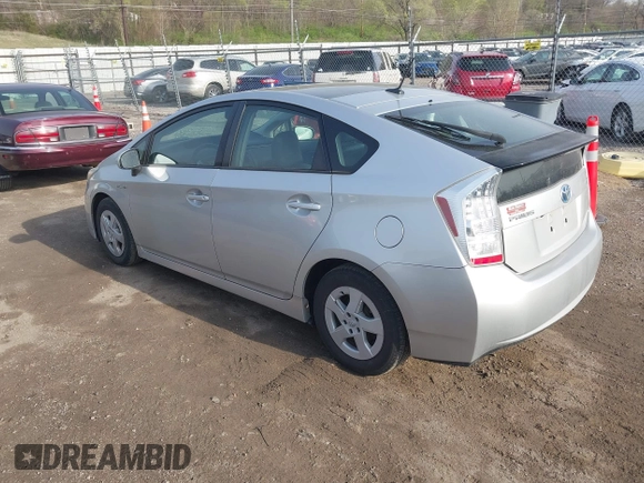 2010 Toyota Prius II with VIN JTDKN3DU2A0177269, listed as a IAAI auction lot 42054352 with 158,613 mi miles. Bid and sale history available at carsss.com. Image 3.