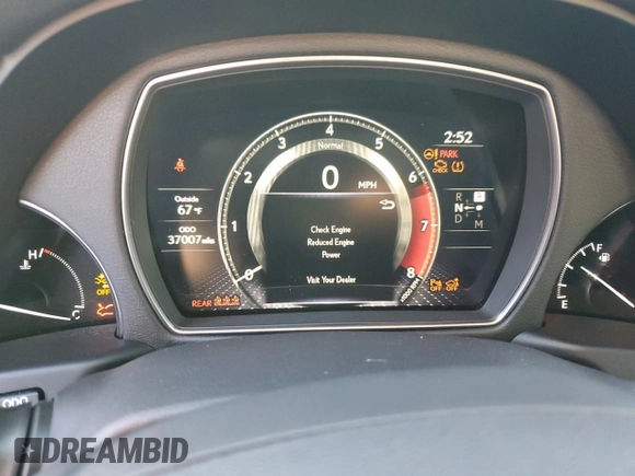 2021 Lexus LS 500 with VIN JTHD51FF1M5014484, listed as a Copart auction lot 51123585 with 37,007 mi miles and Salvage title. Bid and sale history available at DreamBid. Image 9.