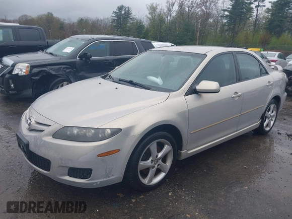 2008 Mazda 6 i Sport VE with VIN 1YVHP80C585M22670, listed as a IAAI auction lot 42178912 with 167,079 mi miles. Bid and sale history available at carsss.com. Image 2.