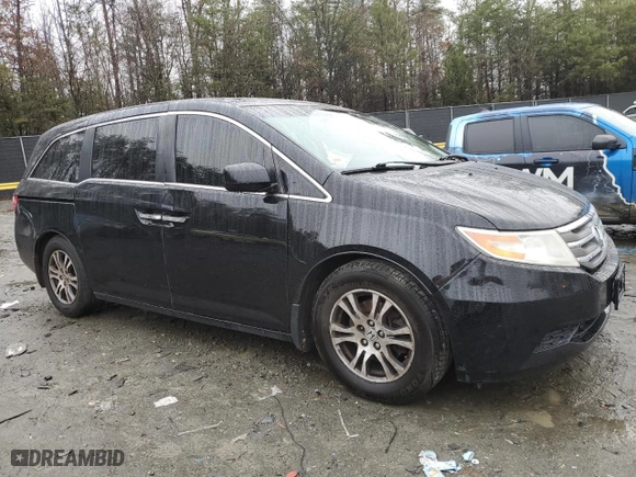 2012 Honda Odyssey EX with VIN 5FNRL5H49CB071125, listed as a Copart auction lot 84075064 with 217,955 mi miles and Clean Title. Bid and sale history available at carsss.com. Image 4.