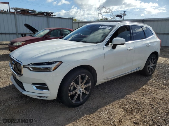 2020 Volvo XC60 Inscription with VIN YV4102RL8L1609328, listed as a Copart auction lot 83498024 with 75,473 mi miles and Clean Title. Bid and sale history available at carsss.com. Image 1.